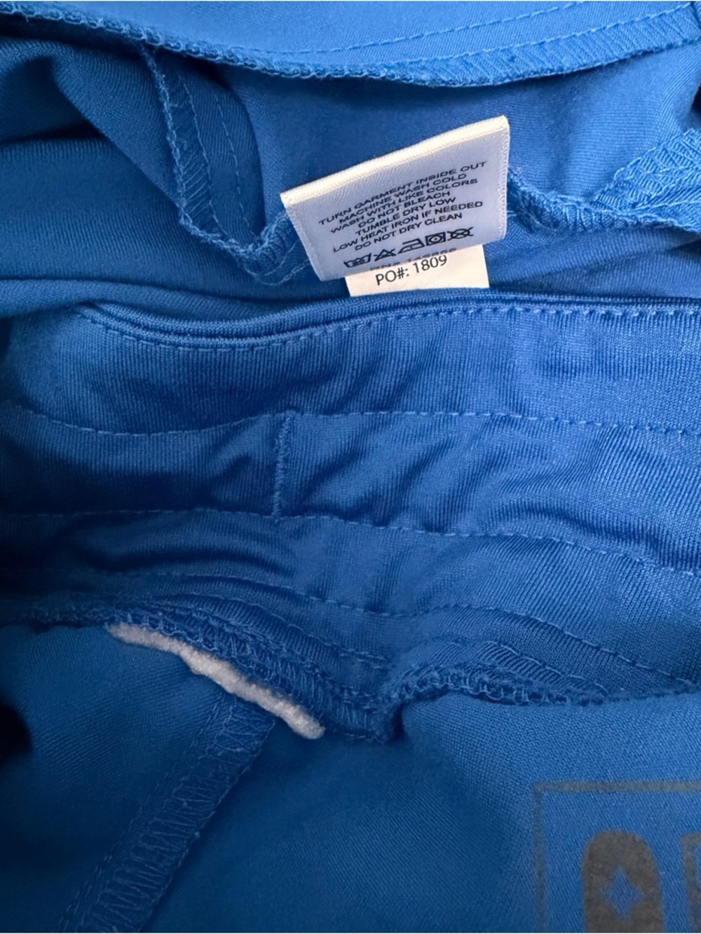 Women’s FIGS Scrub Top & Scrub Pants Royal Blue Set Large Tall - Picture 9 of 9